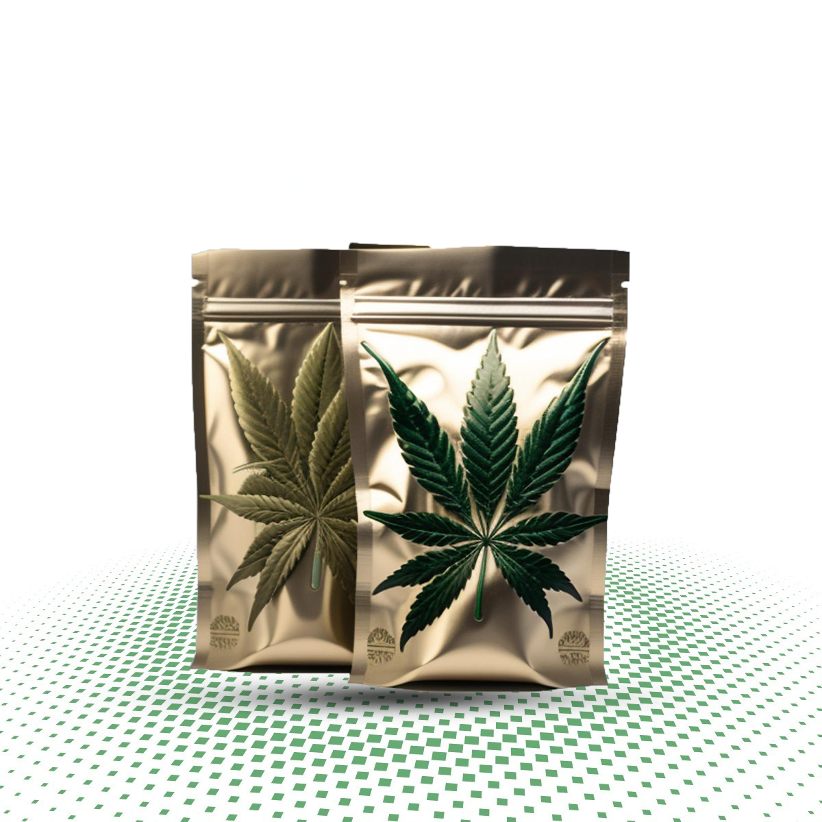 custom cannabis mylar bags ()